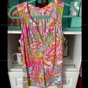 Scuba to Cuba Lilly Pulitzer tank top